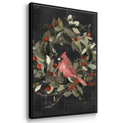 Christmas Cardinal I, toile tendue avec châssis I