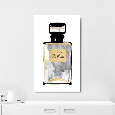 "Black and Gold Perfume II" par Carol Robinson, reproduction sur toile