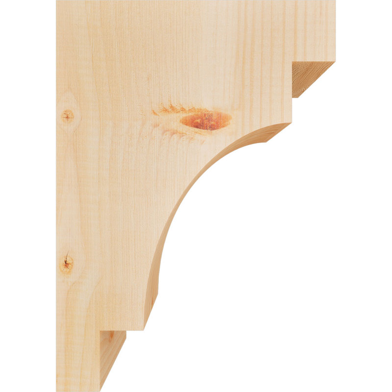 Corbeau méditerranéen, H 14 po x l 5,5 po x P 10 po, Sapin de Douglas, Lisse