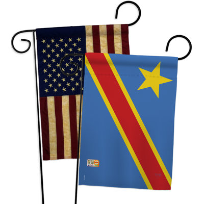 Double Sided 18.5'' H x 13'' W Polyester Garden Flag