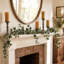 6pc 6' Variegated English Ivy Garland – 185 Leaf Faux Decor
