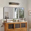 Barre de salle de bain rotative 23 lumières DEL 1 lumière à intensité variable 23W Alfonza