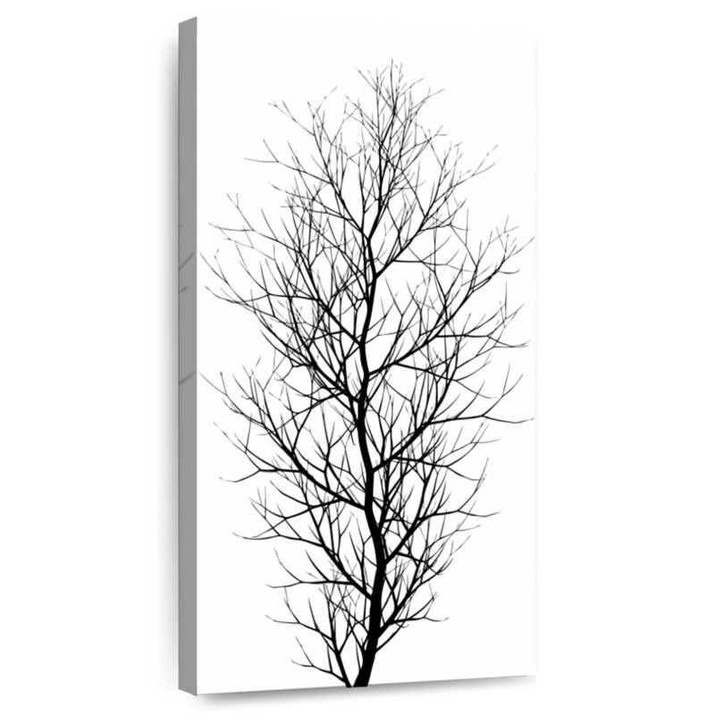 Arbre noir, H 24 po x l 12 po