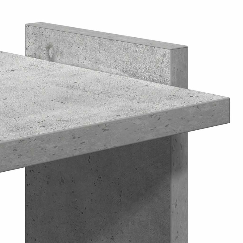 60 cm W Bookcase, (3 Shelves) 120cmH x 60cmW x 30cmD, Concrete Grey