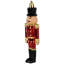 Ornements de Noël casse-noisette incassables - 5 po - rouge et noir - 18 carats