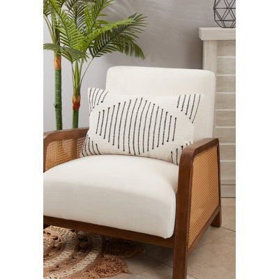 Indi Collection Geometric Cotton Pillow Cover