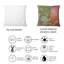 Mauve et vert liquide - Coussin décoratif imprimé moderne-1035359220