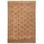 Beige/brun noué à la main en Tapis décoratif laine de conception unique 6 pi 4 po x 9 pi 5 po Dhanveer