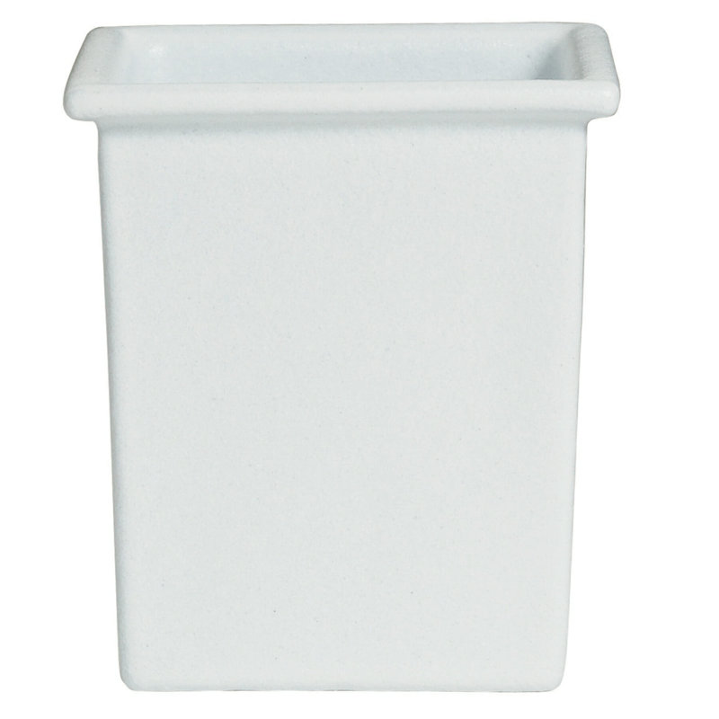 IS014WW - 2,1 pte, bol à salade carré de 6,3 po, profondeur de 7 po, Blanc