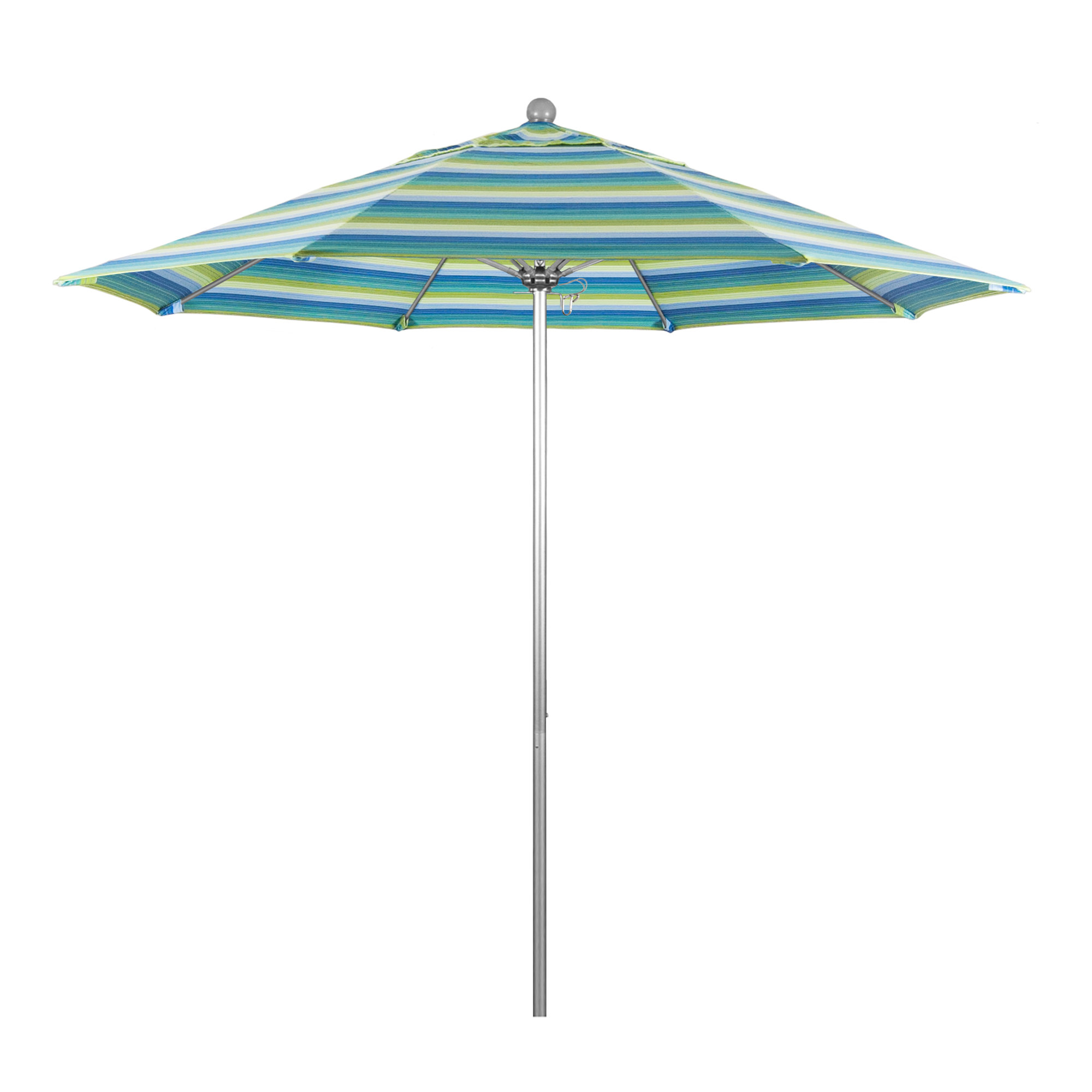 Hibo 108'' Sunbrella® Outdoor Umbrella, Seville Seaside Stripe Sunbrella®