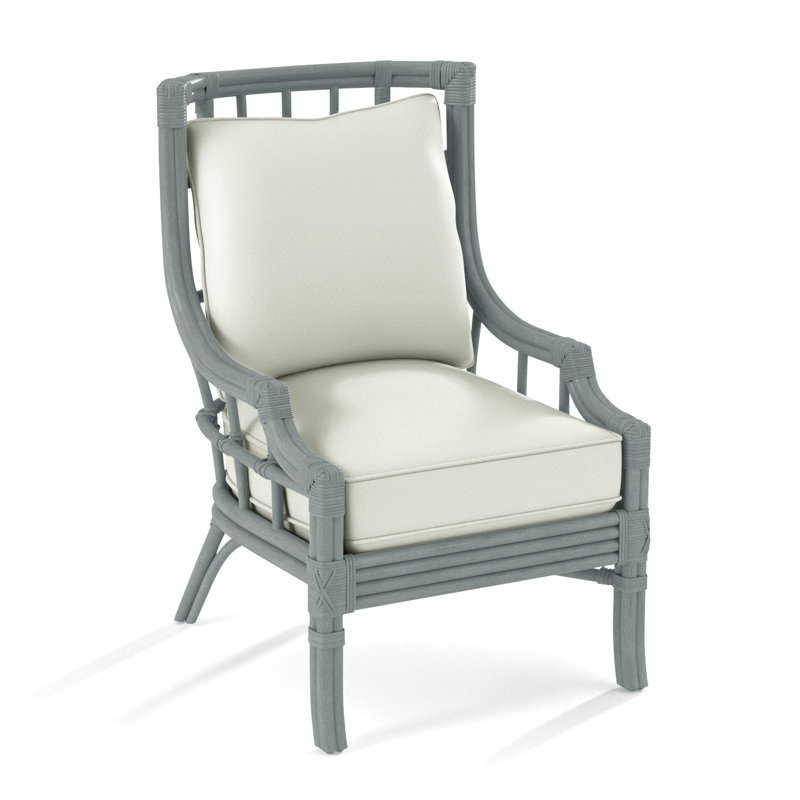 Fauteuil large 28,5 po Seville, Performance gris sucre; 0863-84, Nickel