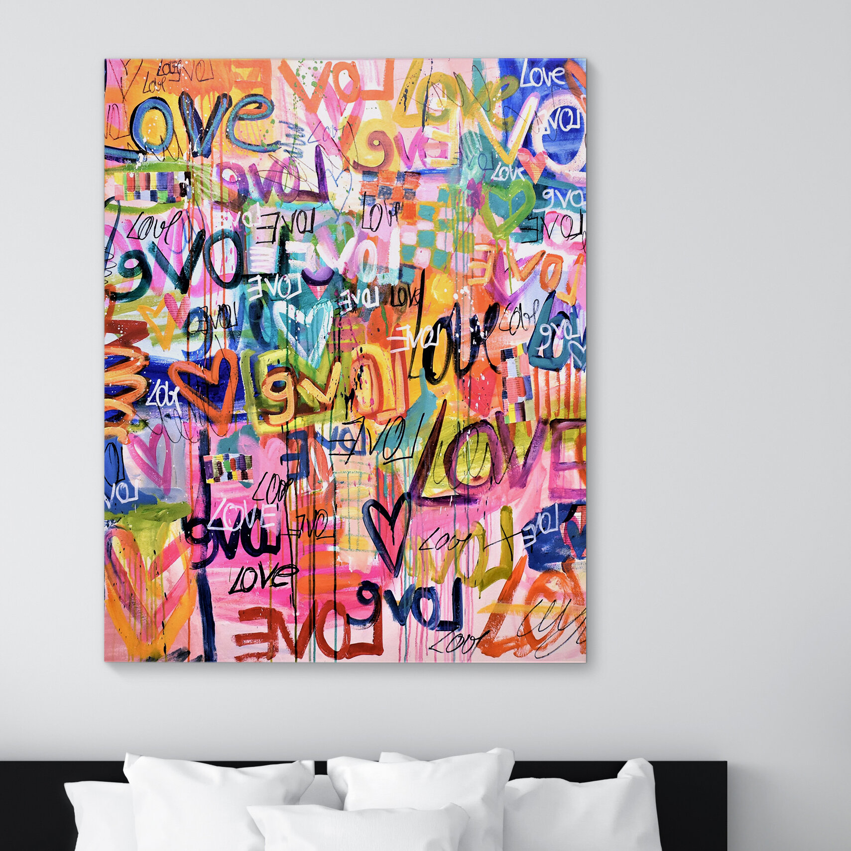 Zovee, Wall Decor, 8 X 24 Urban Lv Canvas Print Art