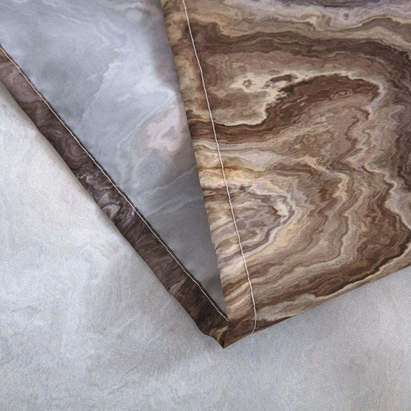 Shower Curtain Marble Texture For Bathroom, Polyester Fabric Waterproof Bathroom Decor,72X84 Inches,Long Size