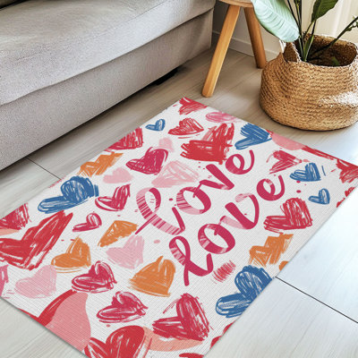 Tapis tressé romantique