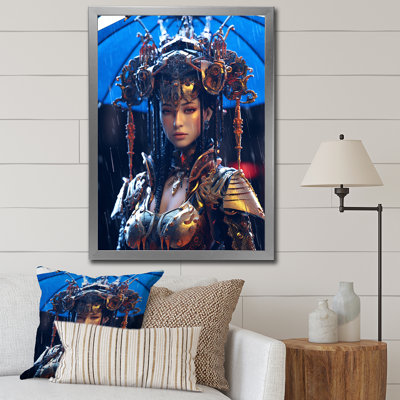 " Cyberpunk Goddess Futuristic Portrait "
