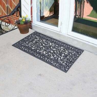 Canora Grey Azer Rubber and Coir Large Heavy-Duty 38 x 23 Non