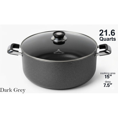 21.6 Qt Non Stick Aluminum Stock Pot