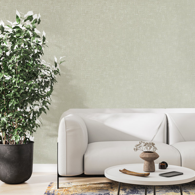 Midas Texture Sage Gold Wallpaper