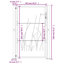 Andillac Brown Metal Gate-288387304