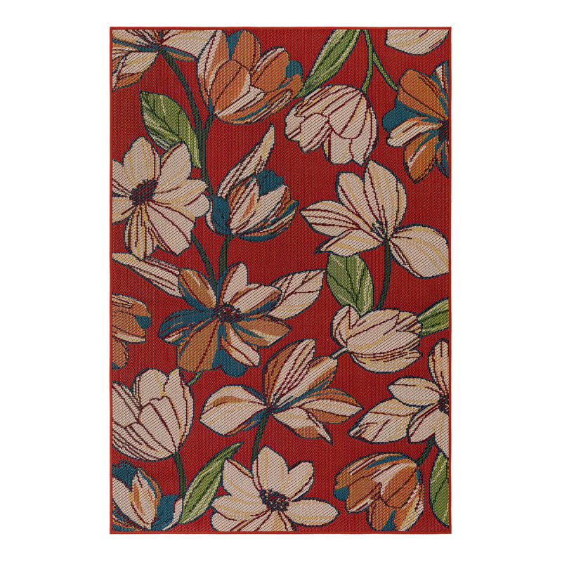 Tapis intérieur / extérieur Camalu Marlenia, Rectangle 5 pi 3 po x 8 pi