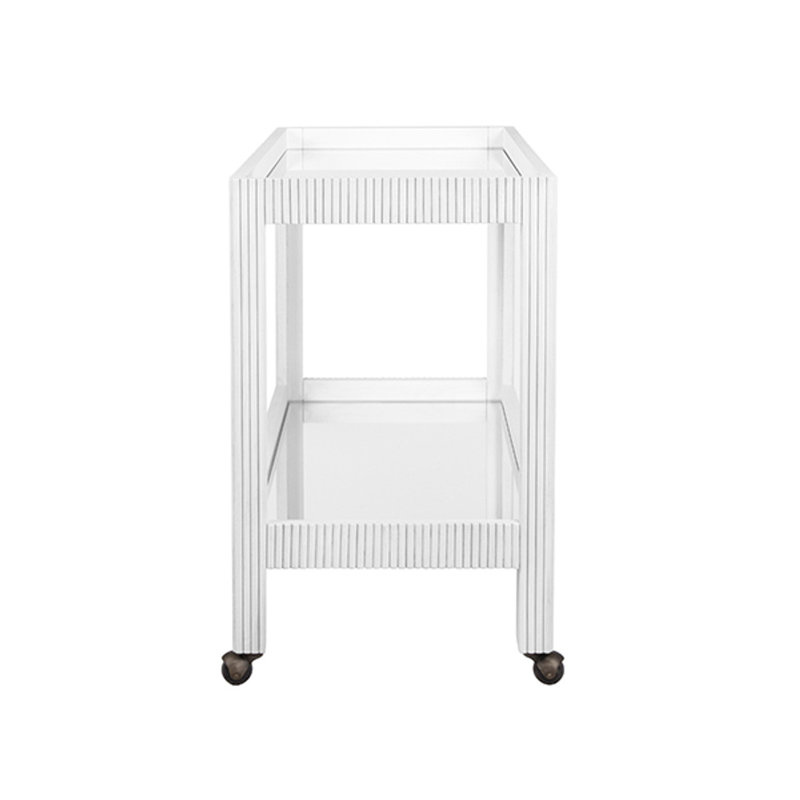 Otis Bar Cart, White