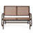 Alista 48.5 " W Metal Outdoor Glider Bench