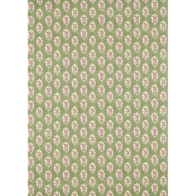 Sessile Leaf Fabric, Forest Green