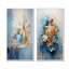 Ensemble de 2 décorations murales Minimalisme - Parfum bleu-398921631-398921603