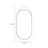 Oval Manufactured wood Full Length Mirrors-129912869