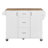 K&K Rolling Kitchen Island With Storage-2119202024