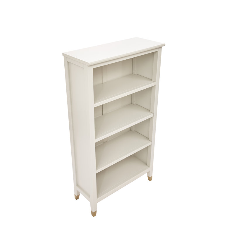Bookcase, (4 Shelves) 50" H x 27" W x 12" D, White