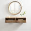 Tablette flottante en bois massif de 9 po de hauteur Langley-697422471