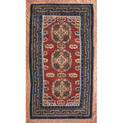 Tapis tibétain Red Field