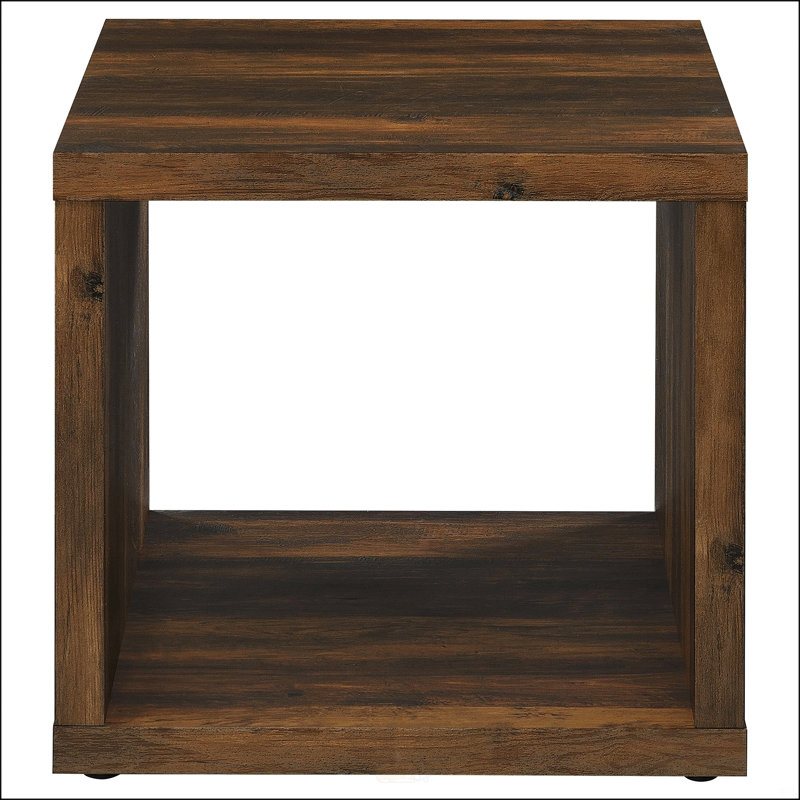 Ensemble de table basse et de table de bout 2 pièces Hermosa, parfait pour ajouter charme rustique et fonctionnalité à votre salon.
