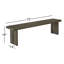 Banc en bois massif Thompkins