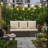 3-seat upholstered Outdoor Sofa with Cushions-1442597198