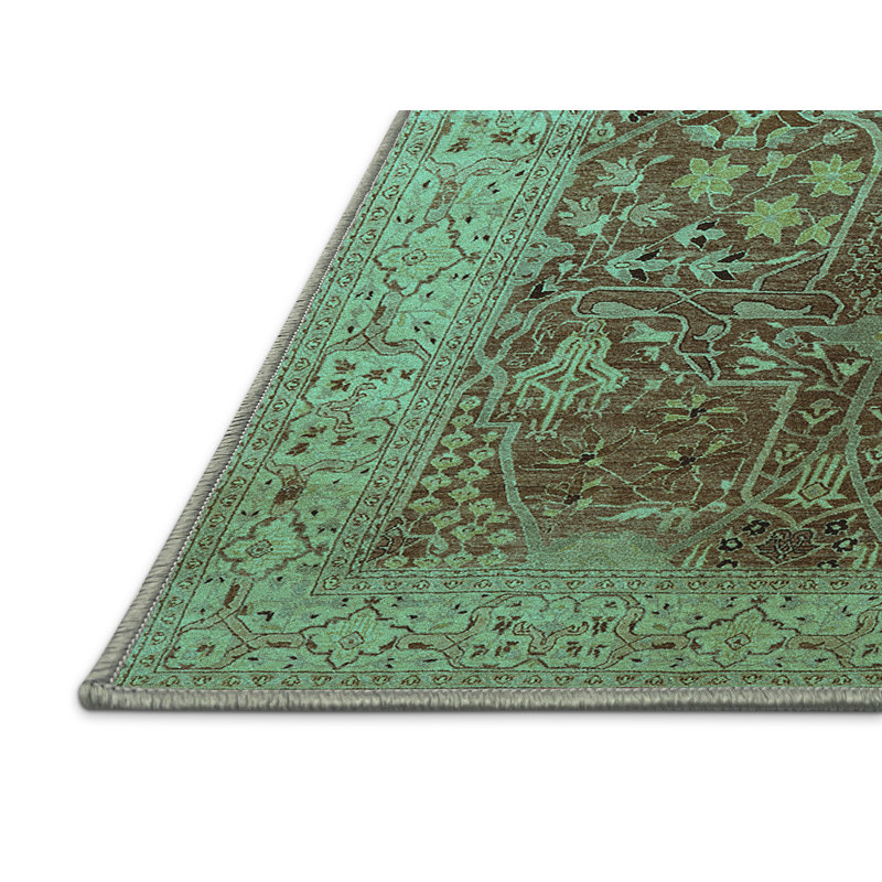 Michol Performance Oriental Indoor Rug, Rectangle 6' x 9'