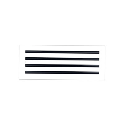 Buildmart - Couvercle de ventilation AC moderne 20 x 8 - Diffuseur à fente linéaire standard - Grille de registre / Taille: H 2 po x l 8 po x L 20 po