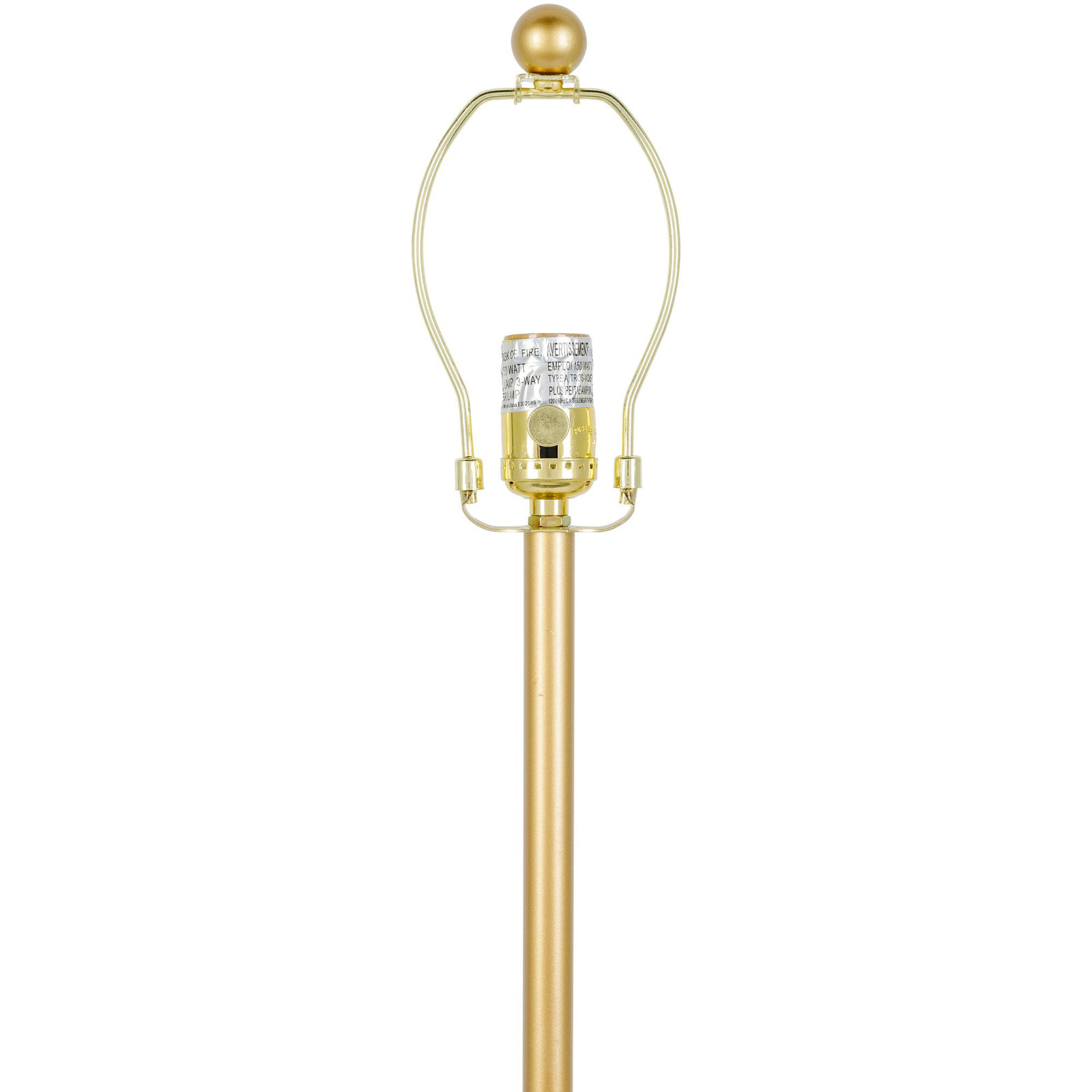Jemma 59'' Iron Floor Lamp, Gold, Gold