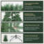210cm H Artificial Christmas Tree