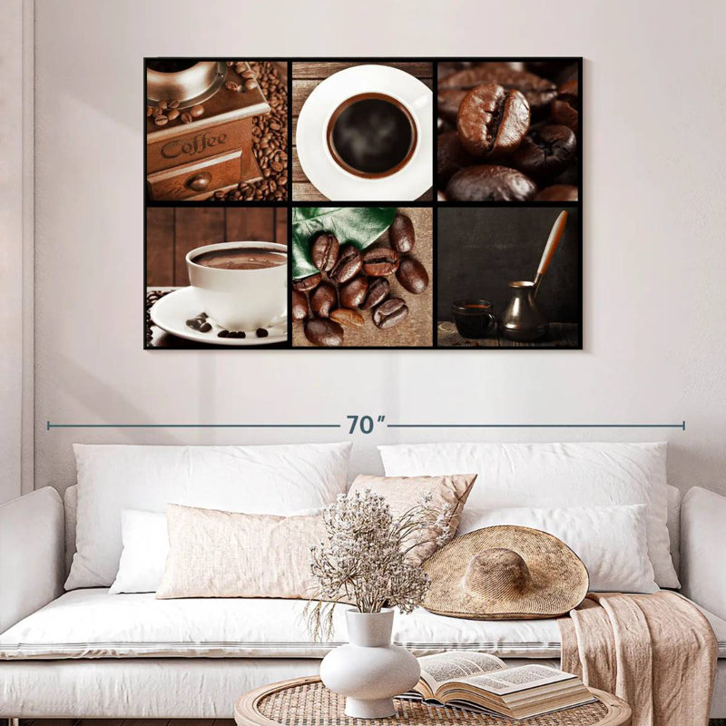 Yarlin Coffee Collage, 32" H x 48" W