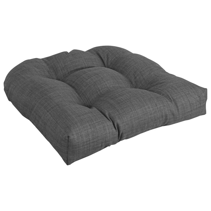 Outdoor 5'' Seat Cushion, Cool Gray