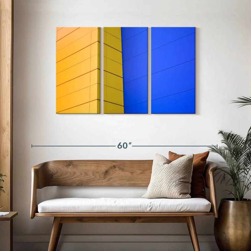 Abstrait architectural, H 28 po x l 45 po
