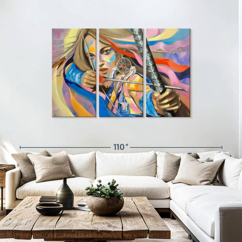 Lelar Archery, 48" H x 74" W