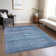 Machine Washable Indoor/Outdoor Cinead ACN1704 Blue Rug