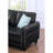 L - Shaped 2 Piece Faux Leather Sectional, Left Hand Facing, 3 Seat, Black, With Round Arms, Pillow Backs, Nailhead Trim, Comfortable For Living Room, Foam Filled Hand Tied Spring Cushions, Removable