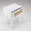 40cm W Manufactured Wood Bedside Table