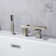 1 Handle Deck Roman Tub Faucet with Diverter