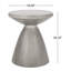 Table d'extérieur en béton léger - Design élégant et pratique