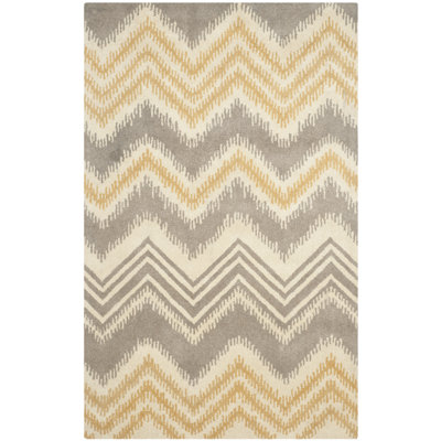 Raika Hand Tufted Wool Chevron Rug